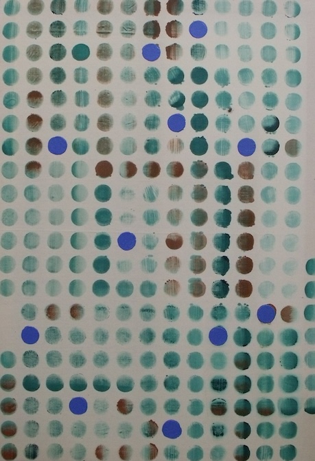 Kék.11, 130,5×90,5 cm, 2018