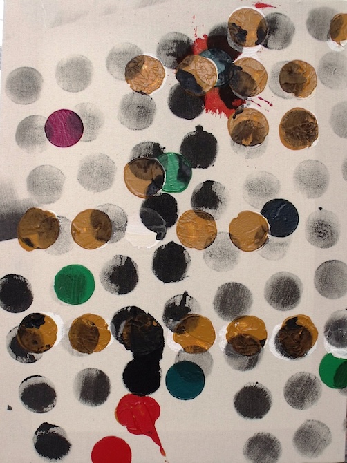 Lábom alatt VI., 60,5×45 cm, 2017