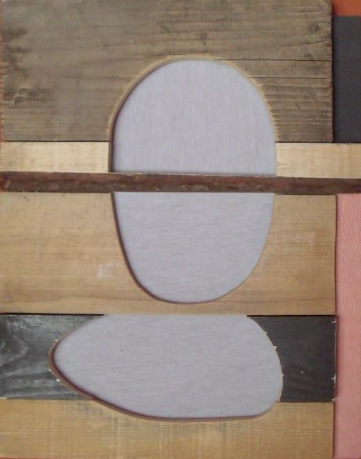 Negyedik (Hommage – István Bencsik), vegyes technika, fa, 36×45 cm, 2016
