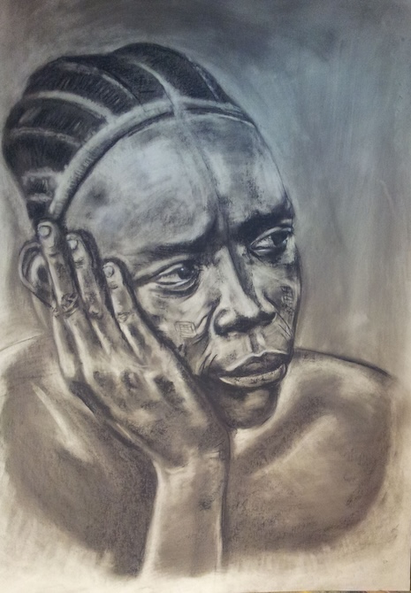 Afrikai nő portréja